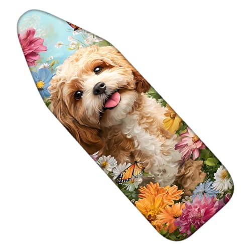 Nuxovilar Puppy Butterfly Ironing Board Cover 15x54 Needle Cotton - color: Ycl01506