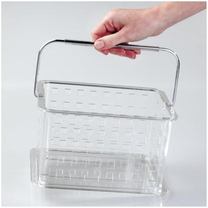iDesign Small Clear Shower Caddy with Handle - style: Pack of 1