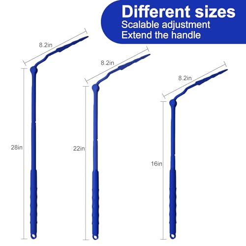 Yeebeny 2 Pcs Replacement Handles Compatible with Swiffer Duster Refill - color: Blue, size: Handle