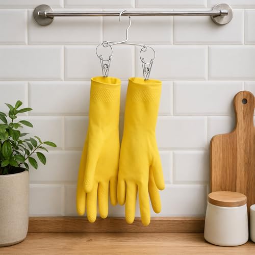 4PCS Double Clip Stainless Steel Travel Hanger, Portable Rustproof Space Saving Laundry Drying Hanger with Dual Clips, Compact Hotel Travel Hanger for Socks Handkerchiefs Small Items - size: Small