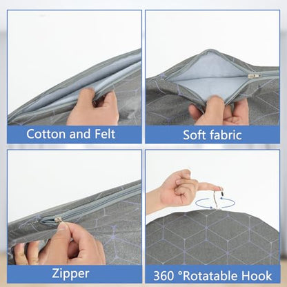 Steamer Board for Clothes With Ironing Glove, 35"17.5" Hanging Ironing Pad, Steam Iron Stand With Pad for Steaming Clothes