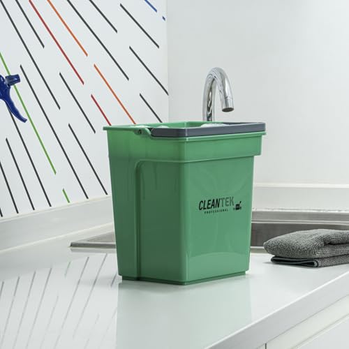 Restaurantware 4 qt Green Cleaning Bucket - color: Green, size: 4 Quarts