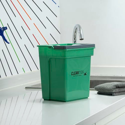Restaurantware 4 qt Green Cleaning Bucket - color: Green, size: 4 Quarts