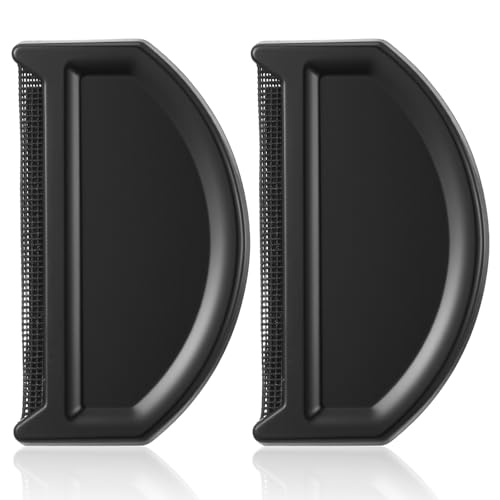 2 Pcs Cashmere Comb, Black Sweater Comb with Plastic Handle Portable Lightweight Cashmere Combs for De-Pilling Sweaters Clothes Scarves Wool Coats Pant Legs Knits Woolens