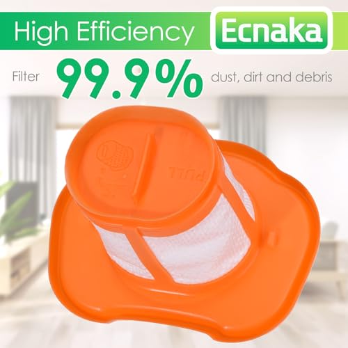 4 Pack HHVKF10 Dust-buster Filter Replacement Compatible with BLACK And DECKER Handheld Vacuum Filter Washable Fit for Models HHVK HHVK320J HHVK320J10 HHVK320JZ01 HHVK515J HHVK515JP HHVK515JP07
