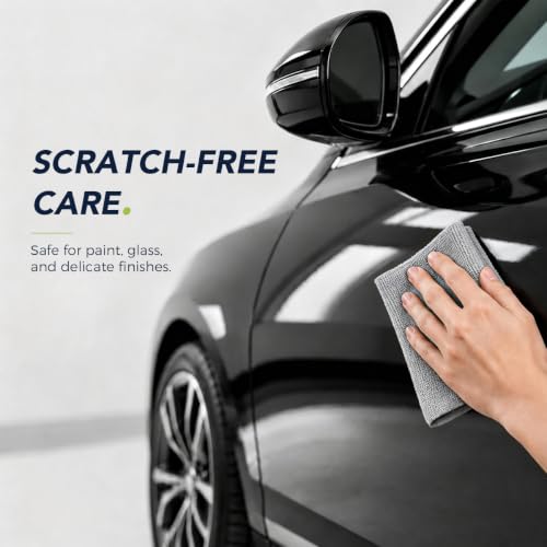 UNIMADE Microfiber Cleaning Cloth, 150 Pack Microfiber Towels for Cars - color: Blue & Grey & Green