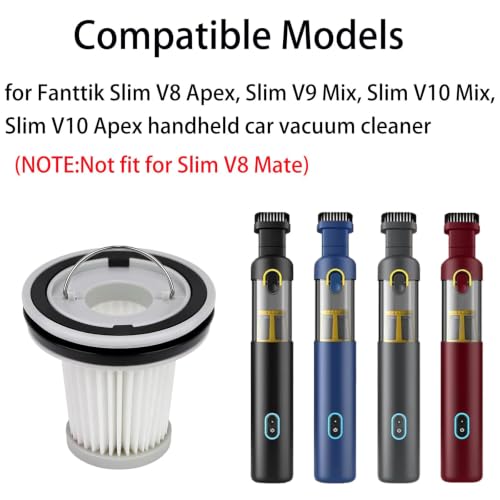 9 Filter for Fanttik Slim V8 Apex, Slim V9 Mix, Slim V10 Mix, Slim V10 Apex