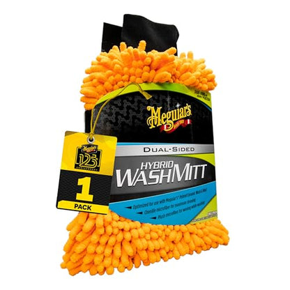 Meguiar's Hybrid Wash Mitt, 1 Mitt - size: Wash Mitt