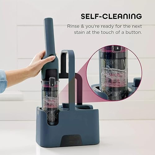 StainForce Cordless Portable Spot & Stain Remover, Deep Carpet Cleaner, Lightweight Handheld Fabric Washer for Pet Messes, Couch, and Car Seats