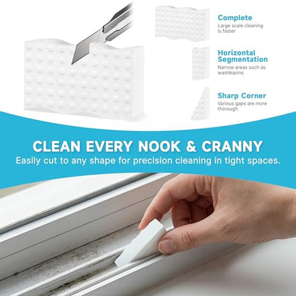 Silkyhose 30 Pack Melamine Sponge, 2X Density Magic Cleaning Eraser