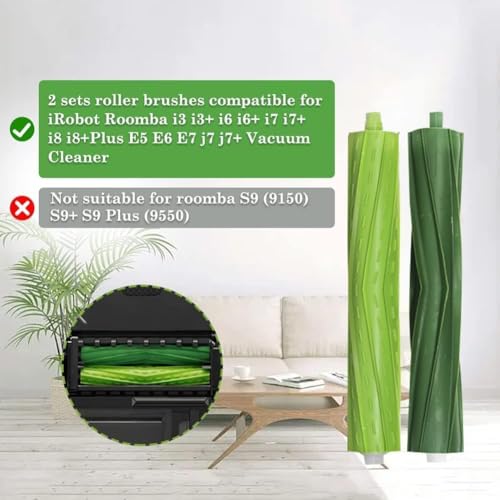 Replacement Parts for iRobot Roomba i3 i7 i6 i8 I, E & J Series Vac - size: 1+4+4