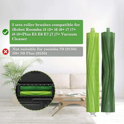 Replacement Parts for iRobot Roomba i3 i7 i6 i8 I, E & J Series Vac - size: 1+4+4