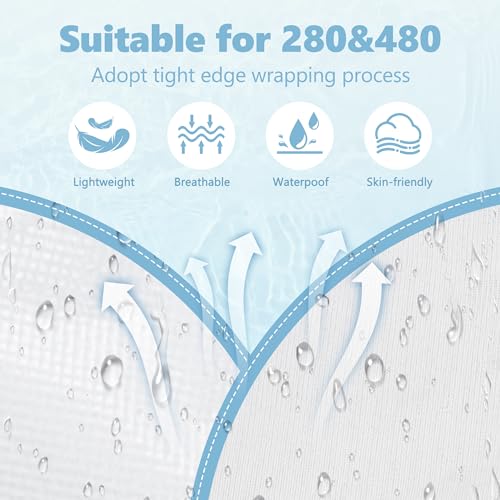 Funmit Pool Spa Zippered Bags Replacement for Polaris 280, 480 Pool Cleaner