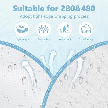 Funmit Pool Spa Zippered Bags Replacement for Polaris 280, 480 Pool Cleaner