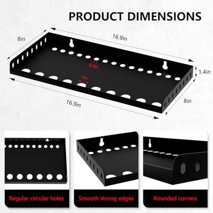 Power Tool Organizer Wall Mount, 2 Tier Tool Organizer for power tool Storage,Garage Tool Organizer for Home Gift