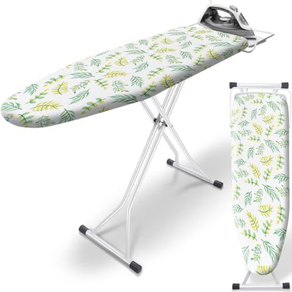 SheeChung Ironing Board 13"x43",Full Size Iron Board with Rest,Adjustable - style: 43x13-Green