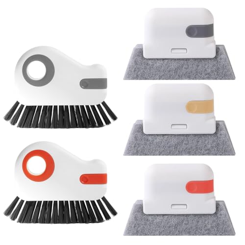 5 Pcs 2 in 1 Window Track Cleaner, Groove Cleaning Brush - color: 5 Pcs