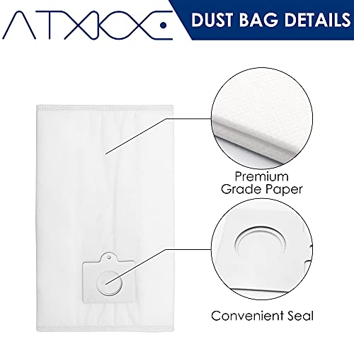 ATXKXE 6 Pack Vacuum Bags Fit for Kenmore Q/C,5055,600 series Bag - color: White*6, size: Style QC