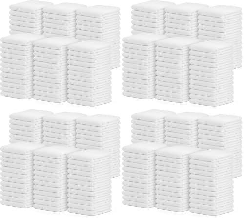Avalon Towels Terry Bar Mop Towels (Value Pack of 288) Size 14"x17" – Absorbent and Durable, Multipurpose Cleaning Rags, Cotton Cleaning Cloths, Terry Cloth Rags, Reusable Shop Rag (White) - color: White, size: Pack of 288