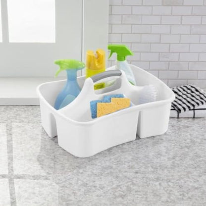 JOEY'Z Extra Large 5 Gallon Divided Cleaning Caddy Organizer with Handle