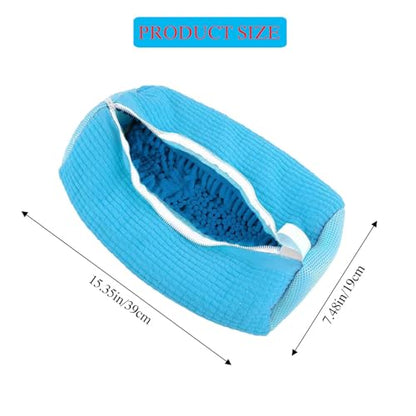 2PCS Laundry Shoe Bags for Washing Machine (Blue) - color: Blue