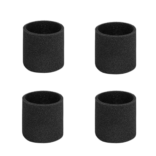 4 Pack 90585 Foam Sleeve for Wet Dry Vacuum Cleaner, VF2001 Foam Replacements Filters Compatible with Shop Vac Wet Dry Vacuums 5 Gallon and Larger