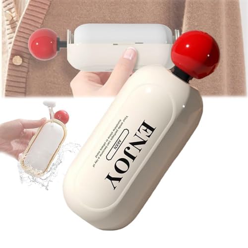1pcs Lint Roller, Sticky Lint Roller, 2 In1 Washable Lint Remover，Reusable Portable Mini Travel Sticky Roller，Furniture,Clothes,Hair Removers for Dog and Cat (White)
