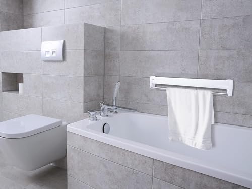 Leifheit 83100 Wall Dryer Telefix 100, White - size: 8,1 m