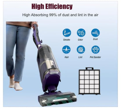 AZ4002 filter Compatible with shark detect pro/Shark Power Detect Upright Vacuum AZ4000 AZ4002 AZ4000C-2HEPA+4Foam&Felt Filters+1Cleaning Brush+4Odor Neutralizer Cartridge+1Main Brush (12pcs) (12 pcs)