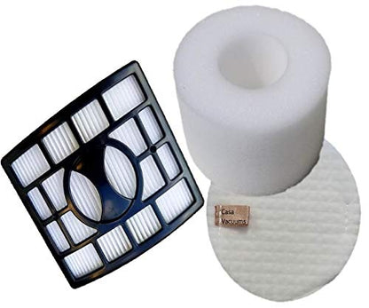 Casa Vacuums Replacement for Shark Rotator Powered LiftAway Speed & DuoClean Foam Felt & HEPA Filters Fit NV680 NV681 NV682 NV683 NV800 NV801 NV803 UV810 AX912 QU922Q Upright. Compare to XFF680 XHF680