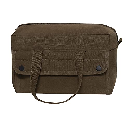 Rothco GI Style Mechanics Tool Bag, Heavy-Duty Canvas Tool Storage - color: Earth Brown