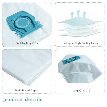 10 Pack Cleaner Bags Replacement for Miele Guard