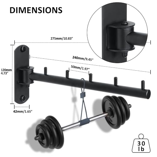 Mooche Swing Clothes Hanger Rack, Garment Racks 9.45" Long, Black-2Pack - color: Black, size: 2 Pack
