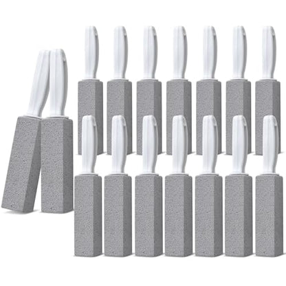 Emycool Pumice Stone Toilet Bowl Cleaner, 16 Pack Toilet Pumice Stone with Handle for Toilet Cleaning, Bathtubs, Sinks, Swimming Pools, Grills - color: 16 Pack