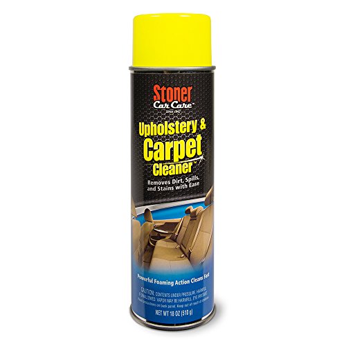 Stoner Car Care 91144 Upholstery and Carpet Cleaner Lifts Tough Stains with Powerful Foaming Action from Seats, Mats, Headliners, Door Panels, and More to Restore Automotive Interior, 18 Oz, Pack of 1 - size: 18 Ounce (Pack of 1)