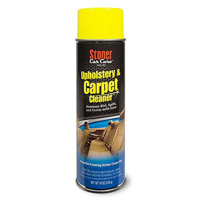 Stoner Car Care 91144 Upholstery and Carpet Cleaner Lifts Tough Stains with Powerful Foaming Action from Seats, Mats, Headliners, Door Panels, and More to Restore Automotive Interior, 18 Oz, Pack of 1 - size: 18 Ounce (Pack of 1)