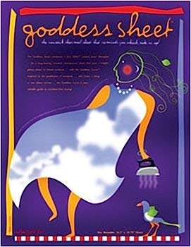Goddess Applique Pressing Sheet 16 1/2" x 10 3/4" (41.9cm x 27.3cm) Inch Transparent Reusable Non-stick Craft Sheet-press Cloth