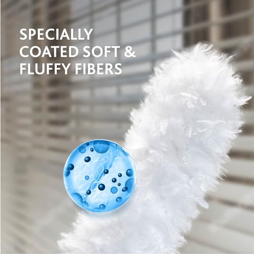 O-Cedar Flex & Catch Heavy Duty Dusting Kit with 3 Disposable Duster Refills | Extendable 3 Ft Handle with Stay-On Duster Hook | Traps 3X More Dust Than Feather Dusters
