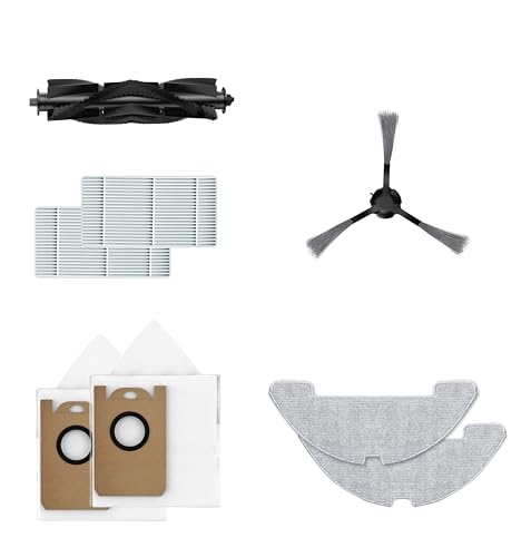 Accessory Kit for Q10 pro Robot Vacuum Cleaner - Main Brush, Filter*2, Washable Mop*2, Side Brush*1, Dust Bags*2