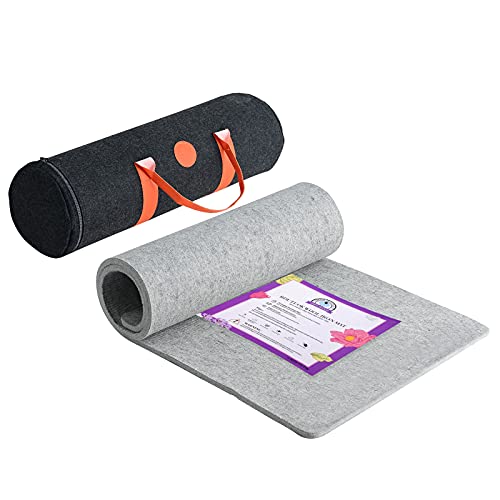 Rdutuok Wool Pressing Mat, 60" x 22", 100% New Zealand Wool Ironing Mat - size: 60" x 22"