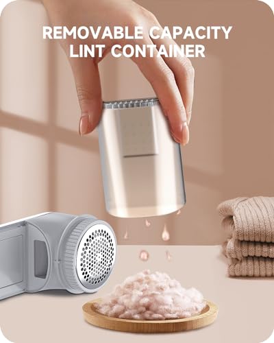 Ruidla Fabric Shaver Lint Remover, Sweater Shaver to Remove Pilling - color: Gray