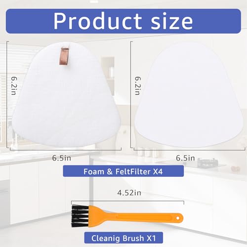 4 Pack Foam & Felt Filter Kits for Shark Navigator Lift-Away Vacuum ﻿