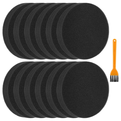 1608225 Filters for Bissell Cleanview Swivel Rewind 3836 3197A 2252 3536 2254 3534 3837 Powerforce Helix Turbo 1701 1797 2191 2190 Upright Vacuum and Compatible with Eureka DCF-26-12 Pack - color: 12 Pack