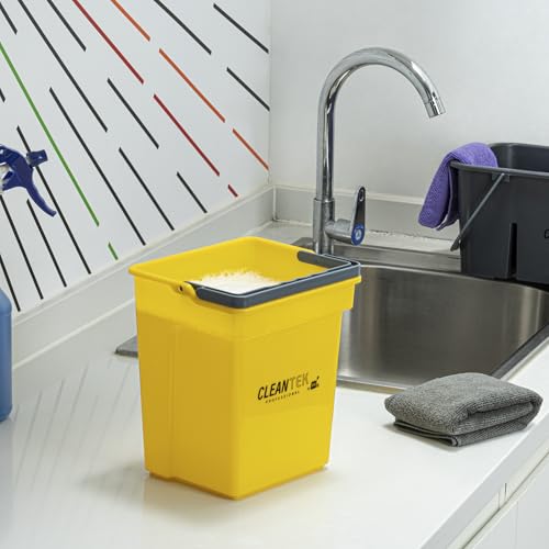 Restaurantware 4 qt Yellow Cleaning Bucket - color: Yellow, size: 4 Quarts