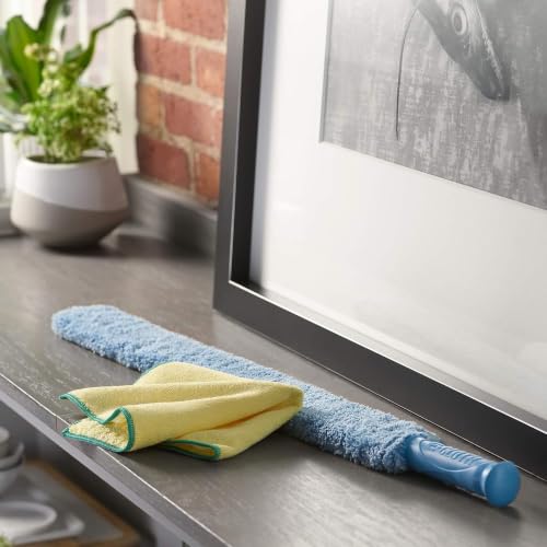 E-Cloth Cleaning & Dusting Wand, Reusable Duster - Blue, 1 Pack