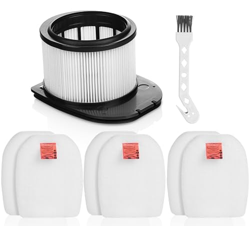 UZ565H Filters Repalacement for Shark Pro Cordless Stratos Vacuum IZ862H IZ562H IZ540H IZ840H IZ800 UZ865H, Compare to Part XPSMFIZ700 & XFFKIZ700 - size: 1 HEPA + 3 Foam + 3 Felt Filters