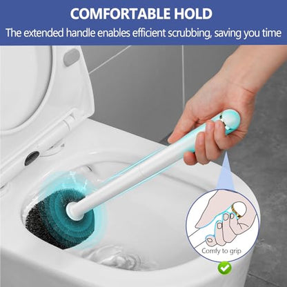 Gold Toilet Brush and Holder Set, Auto-Open Lid, Ventilated Base, White - color: White + Gold