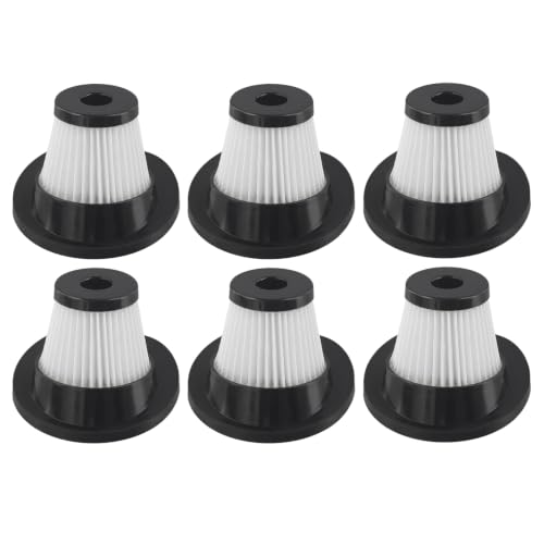Handheld Filters For VacLife VL188, VL189 Cordless Vacuum Cleaners, Washable and Reusable Vacuums Filters Replacement for Home Floor Dust Cleaning (6Pcs) - size: 6Pcs
