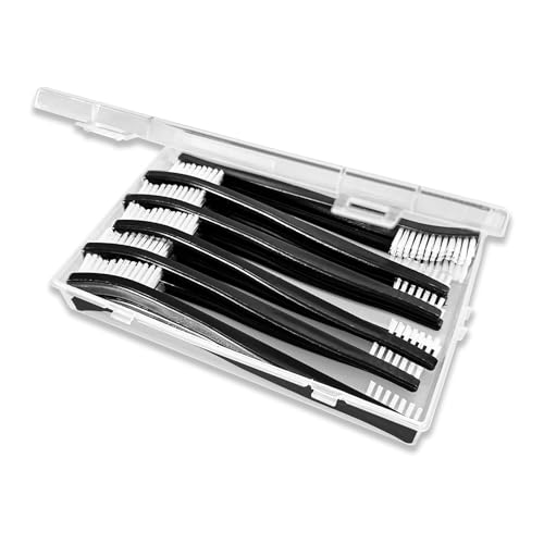 20Pcs Nylon Gun Cleaning Brushes Gun Cleaning Kit Supplies 7" Inch Universal Bristle Detailing Brush Set for Pistol Rifle Shotgun Firearm Cleaner Tools Range Maintenance Accessories