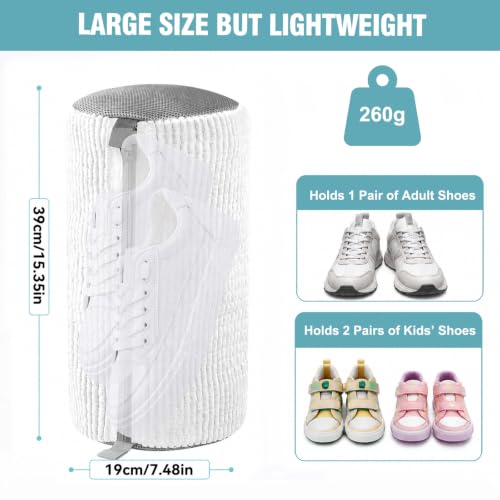 Shoe Washing Machine Bag, Shoe Laundry Bag for Washer and Dryer - color: White, size: 1 PACK